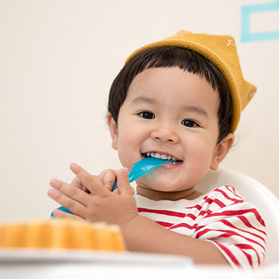 Sugestões para as refeições com o seu filho de 1 a 3 anos